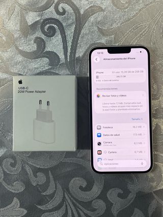 iPhone 13 256GB con 100% de salud de bateria!