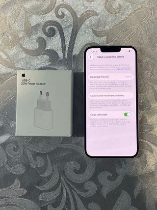 iPhone 13 256GB con 100% de salud de bateria!
