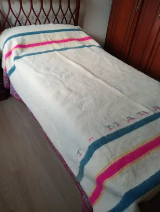 Manta Maragata Lana Cama 90cm