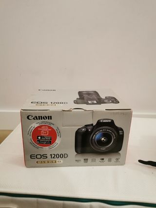Cámara Canon EOS 1200D + Objetivo 18-55mm