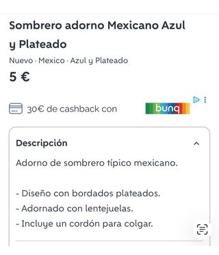 Lote 2 Sombreros Mexicanos Pequeño Decorado