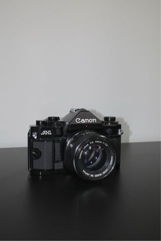 Cámara Canon A-1 50mm f/1.4