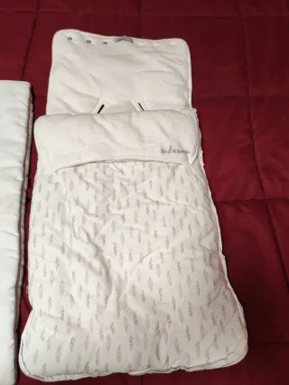 Saquito para cochecito con estampado