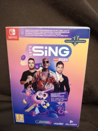 Let's Sing 2024 Nintendo Switch + 2 Micrófonos