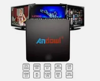 ANDROID SMART TV BOX WiFi Internet Netflix Prime