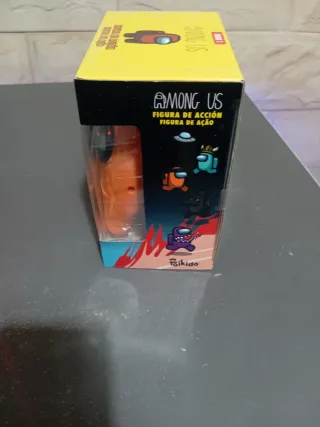 Figura Acción Among Us Naranja