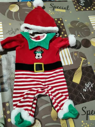Traje Papá Noel Mickey Bebé