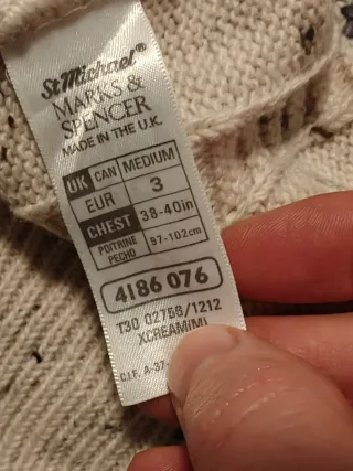 Jersey Vintage Estilo Navajo M&S