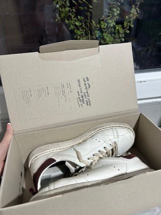 Golden Goose Sneakers Uomo Bianche Marrone