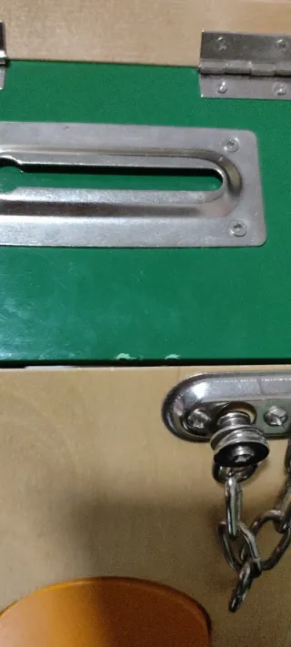 Casa de madera con cierres