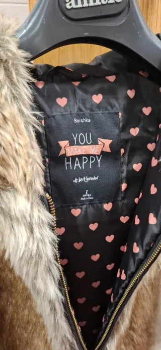 Chaleco pelo Bershka capucha