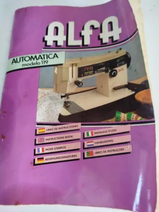 Máquina de coser Alfa 119 automática