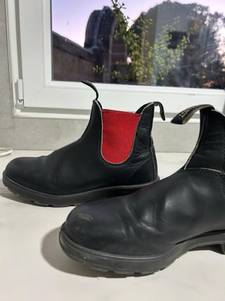 Stivali Blundstone Uomo Neri e Rossi