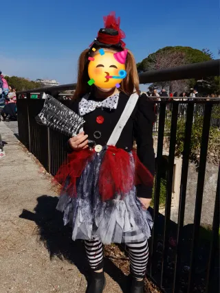 Costume Carnevale Bambina Pagliaccio Assassino