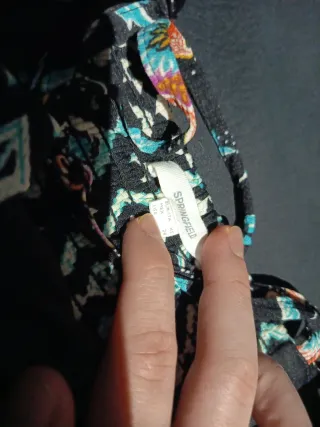 Vestido Largo Springfield Estampado