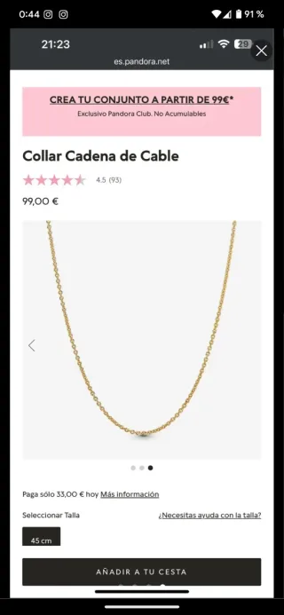 Colgante Pandora Corazón Oro y Jade