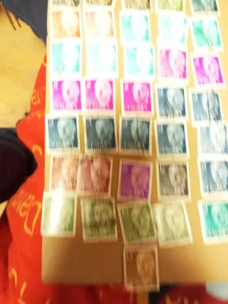 Sellos de Franco usados