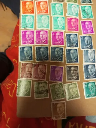Sellos de Franco usados