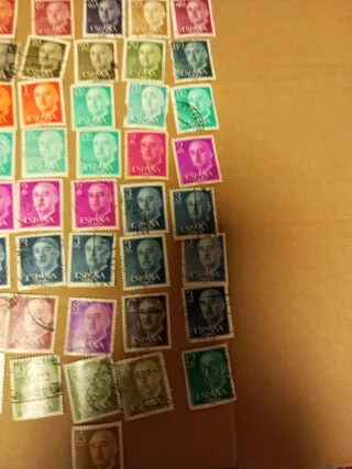Sellos de Franco usados