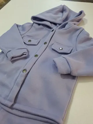 Tuta bambina viola tg 6