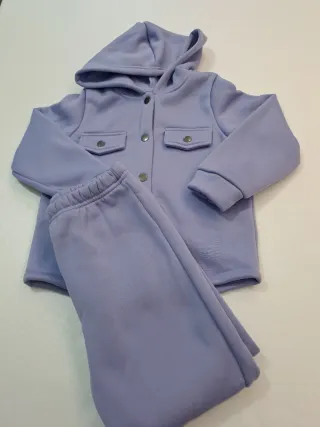 Tuta bambina viola tg 6