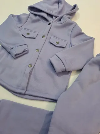 Tuta bambina viola tg 6