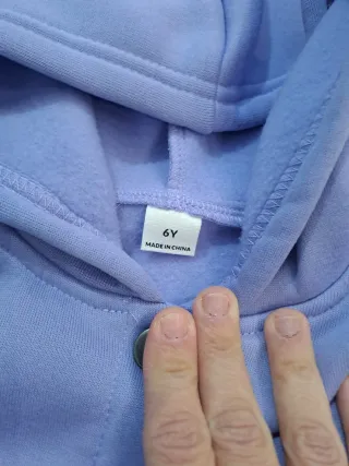 Tuta bambina viola tg 6