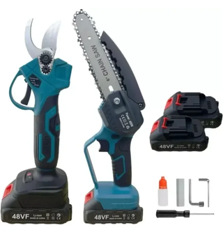 Kit Forbici Elettriche e Motosega 48V