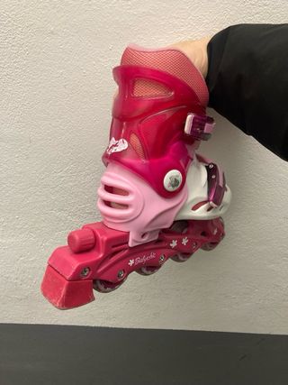 Patines en línea rosas Barbie