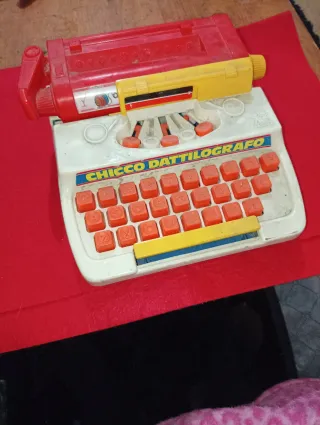 Máquina de escribir Chicco Dattilógrafo 1977 TOMMY