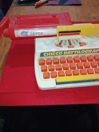 Máquina de escribir Chicco Dattilógrafo 1977 TOMMY