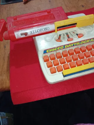 Máquina de escribir Chicco Dattilógrafo 1977 TOMMY
