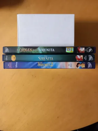 Pack 3 Películas La Sirenita DVD