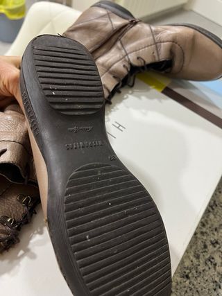 Botas Hispanitas Talla 39 Color Topo