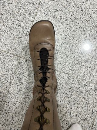 Botas Hispanitas Talla 39 Color Topo