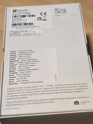 Mirilla Digital EZVIZ con Pantalla Táctil