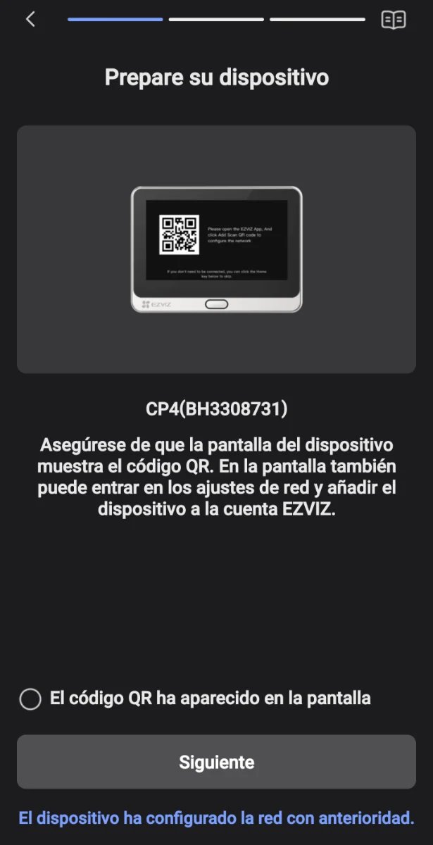 Mirilla Digital EZVIZ con Pantalla Táctil