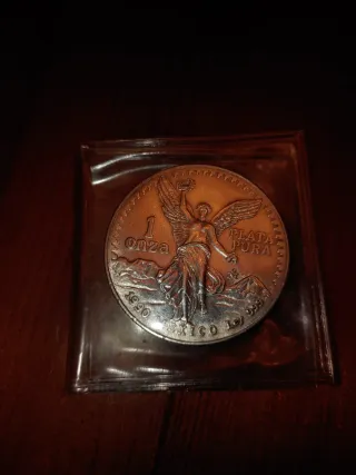1 Onza Plata Pura México 1990