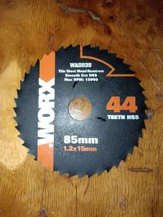 Disco Worx 85mm 44 dientes HSS