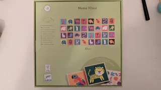 2 x Juego DJECO: Memo Wood y Vis n'roll