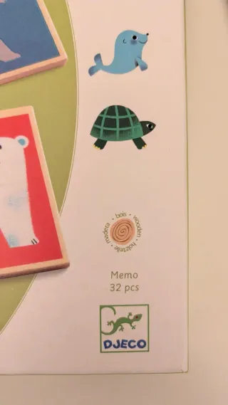 2 x Juego DJECO: Memo Wood y Vis n'roll