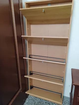 Scarpiera in legno 5 ante