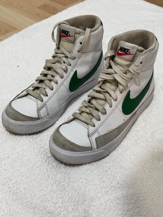 Nike Blazer Mid Top Verde y Blanco