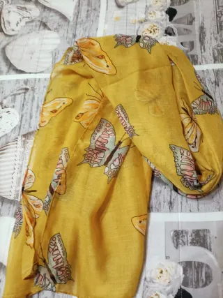 Sciarpa donna senape