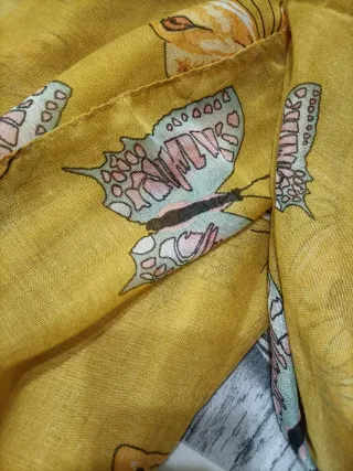 Sciarpa donna senape