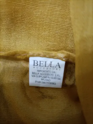 Sciarpa donna senape