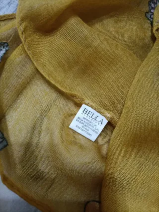 Sciarpa donna senape