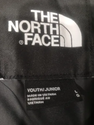 Cazadora The North Face niño verde y negra