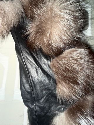 Abrigo de pelo natural