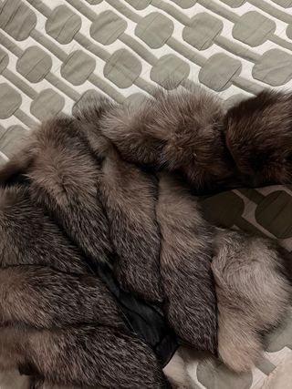 Abrigo de pelo natural